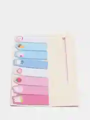Розовый закладки клейкие, бумажные