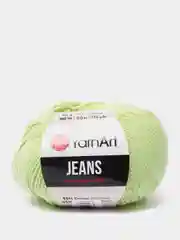 Оливковый пряжа YarnArt Jeans, 50 г, 160 м