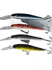 Алый воблер, троллинг (4 цвета 12.5cm/14g) 1.01.07