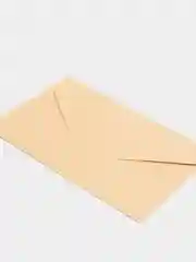 Бежевый конверт 10,5 х 7 см