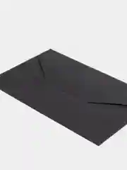 Черный конверт 10,5 х 7 см