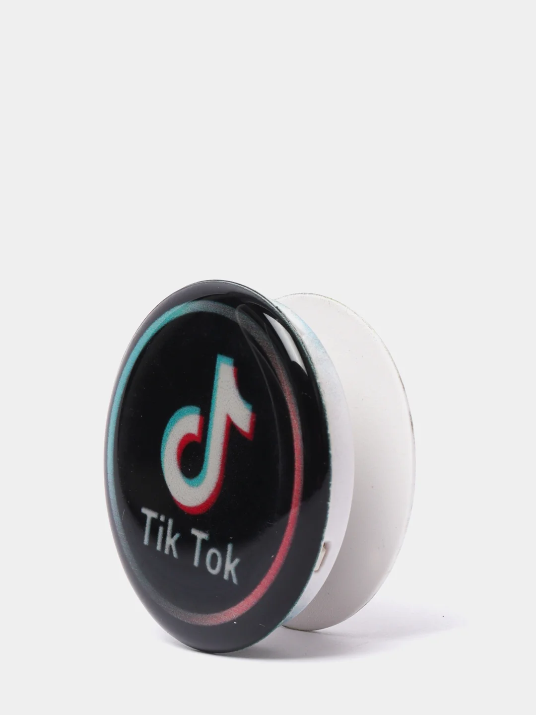Темно-синий попсокет TikTok для смартфона (Tik tok, тик ток, тикток)