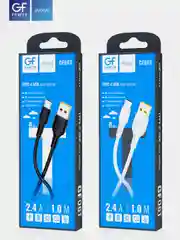 Кабель USB на Type-C "GFPower 06T", 1 метр, 2.4 A, ПВХ