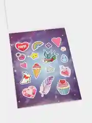 Альбом наклеек для ежедневника "Радуйся жизни!", 11 * 16 см