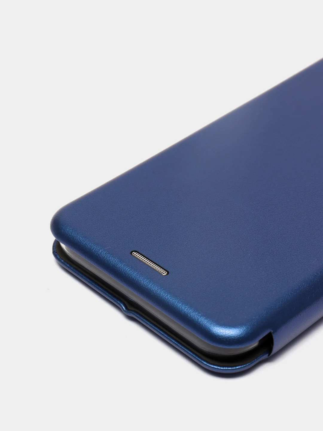 Темно-синий чехол-книжка с визитницей для Realme C3, 5, 6i