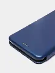 Темно-синий чехол-книжка с визитницей для Realme C3, 5, 6i