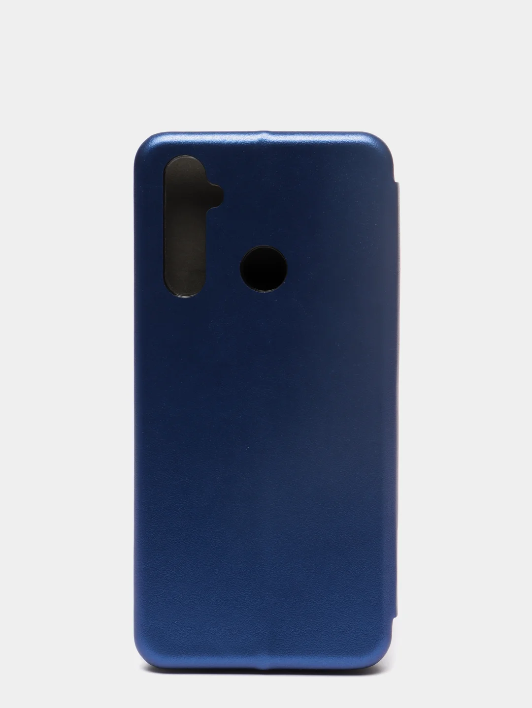 Темно-синий чехол-книжка с визитницей для Realme C3, 5, 6i