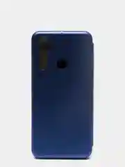 Темно-синий чехол-книжка с визитницей для Realme C3, 5, 6i