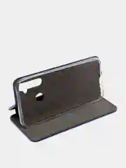 Темно-синий чехол-книжка с визитницей для Realme C3, 5, 6i