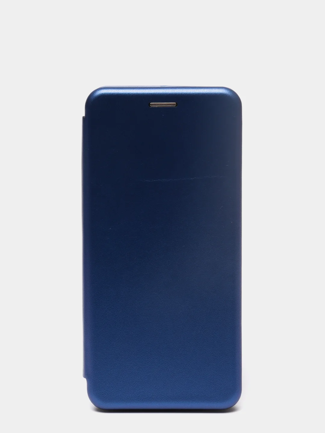 Темно-синий чехол-книжка с визитницей для Realme C3, 5, 6i