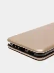 Золотой чехол-книжка с визитницей для Realme C3, 5, 6i