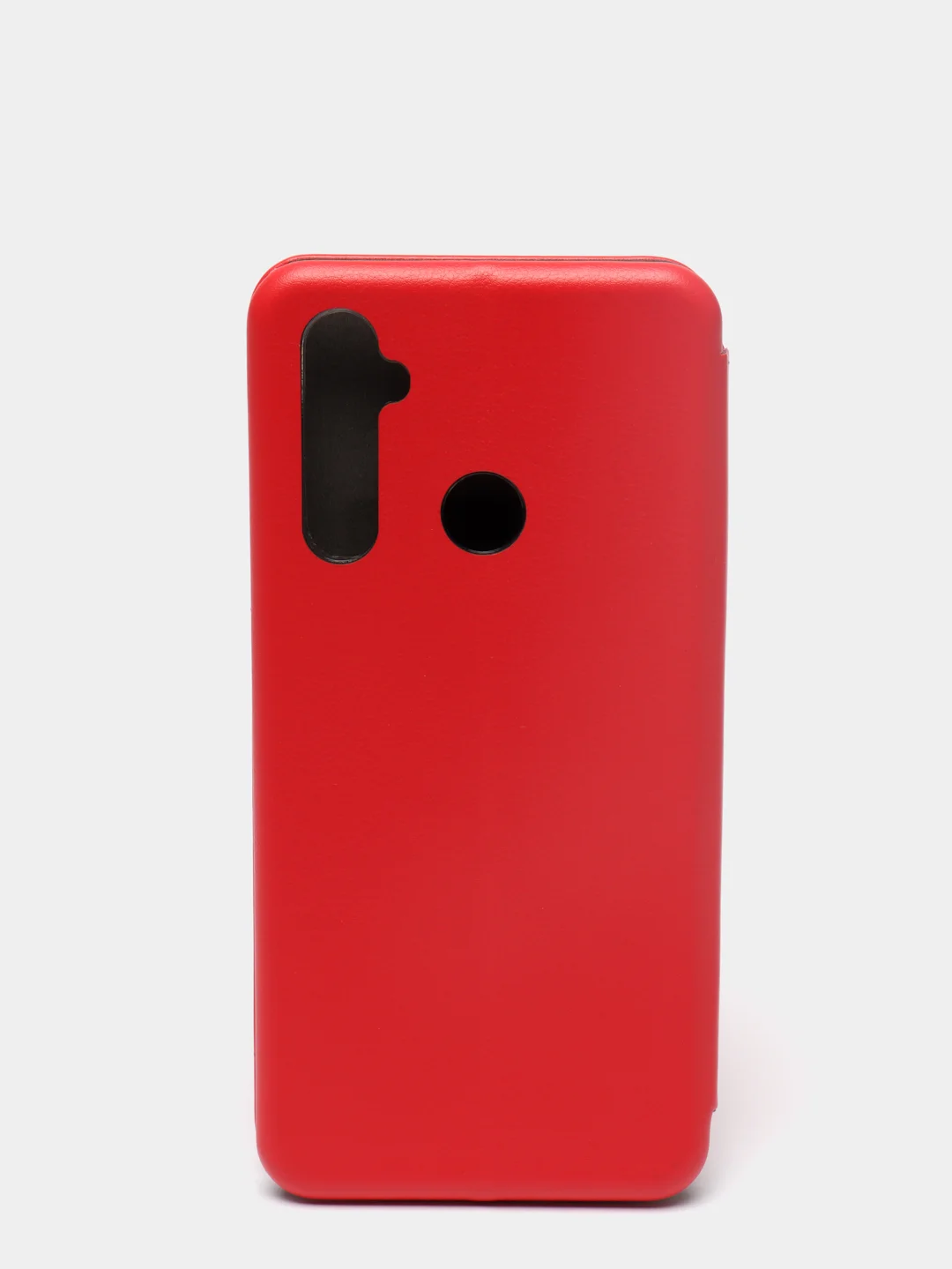 Красный чехол-книжка с визитницей для Realme C3, 5, 6i