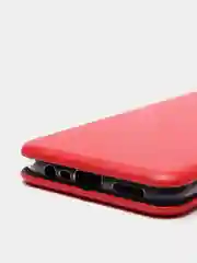 Красный чехол-книжка с визитницей для Realme C3, 5, 6i