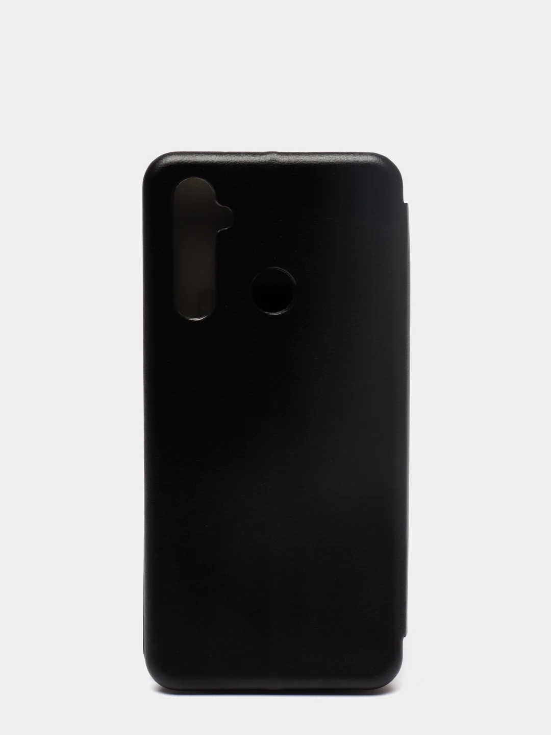 Черный чехол-книжка с визитницей для Realme C3, 5, 6i