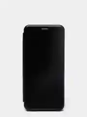 Черный чехол-книжка с визитницей для Realme C3, 5, 6i