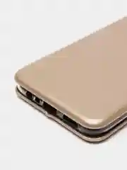 Золотой чехол-книжка с визитницей для Realme C11 C15, с отделом для карточки