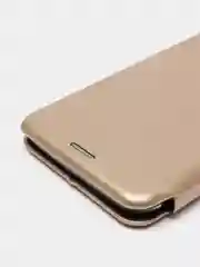 Золотой чехол-книжка с визитницей для Realme C11 C15, с отделом для карточки