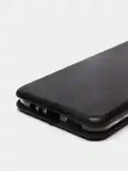 Черный чехол-книжка с визитницей для Realme C11 C15, с отделом для карточки