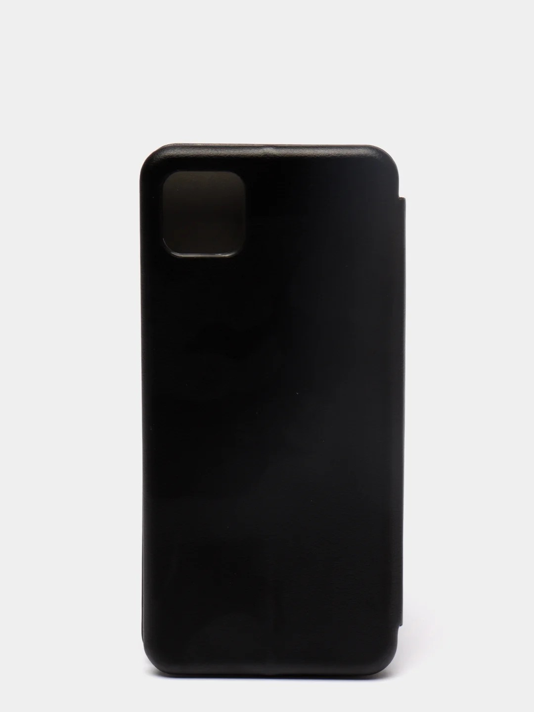 Черный чехол-книжка с визитницей для Realme C11 C15, с отделом для карточки