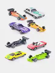 Набор металлических детских гоночных машинок City Racer Lelu, масштаб 1:64