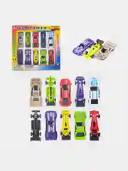 Набор металлических детских гоночных машинок City Racer Lelu, масштаб 1:64