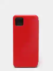 Красный чехол-книжка с визитницей для Realme C11 C15, с отделом для карточки
