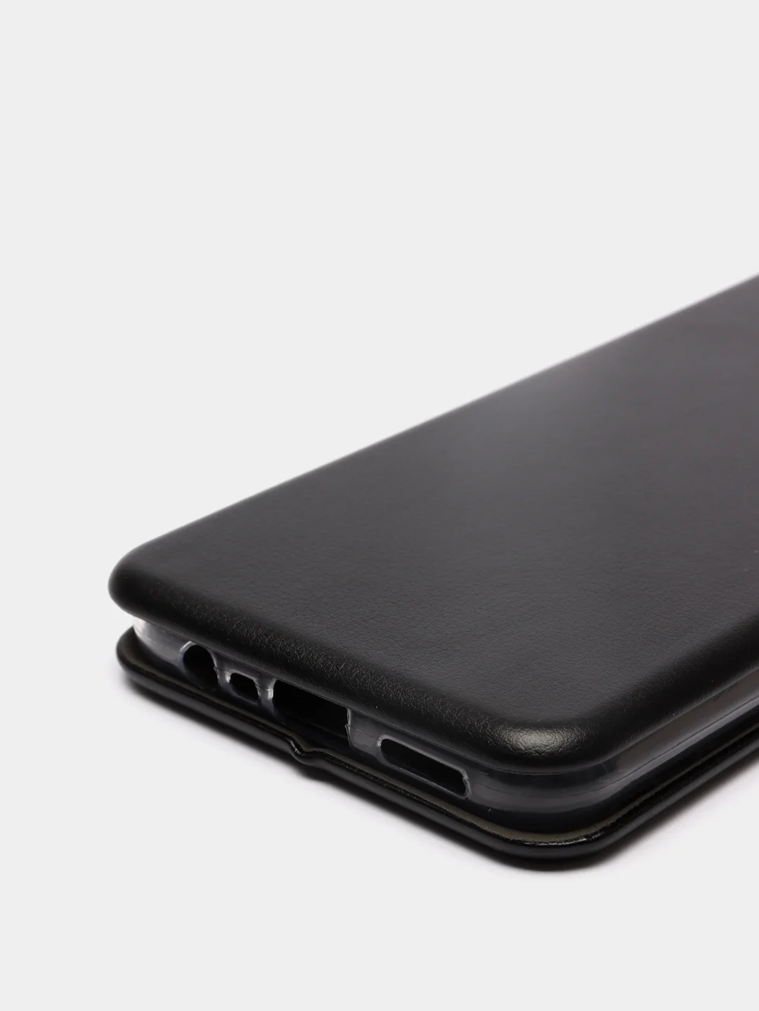 Черный чехол-книжка с визитницей для Realme C12