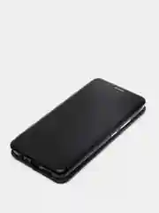 Черный чехол-книжка с визитницей для Realme C12