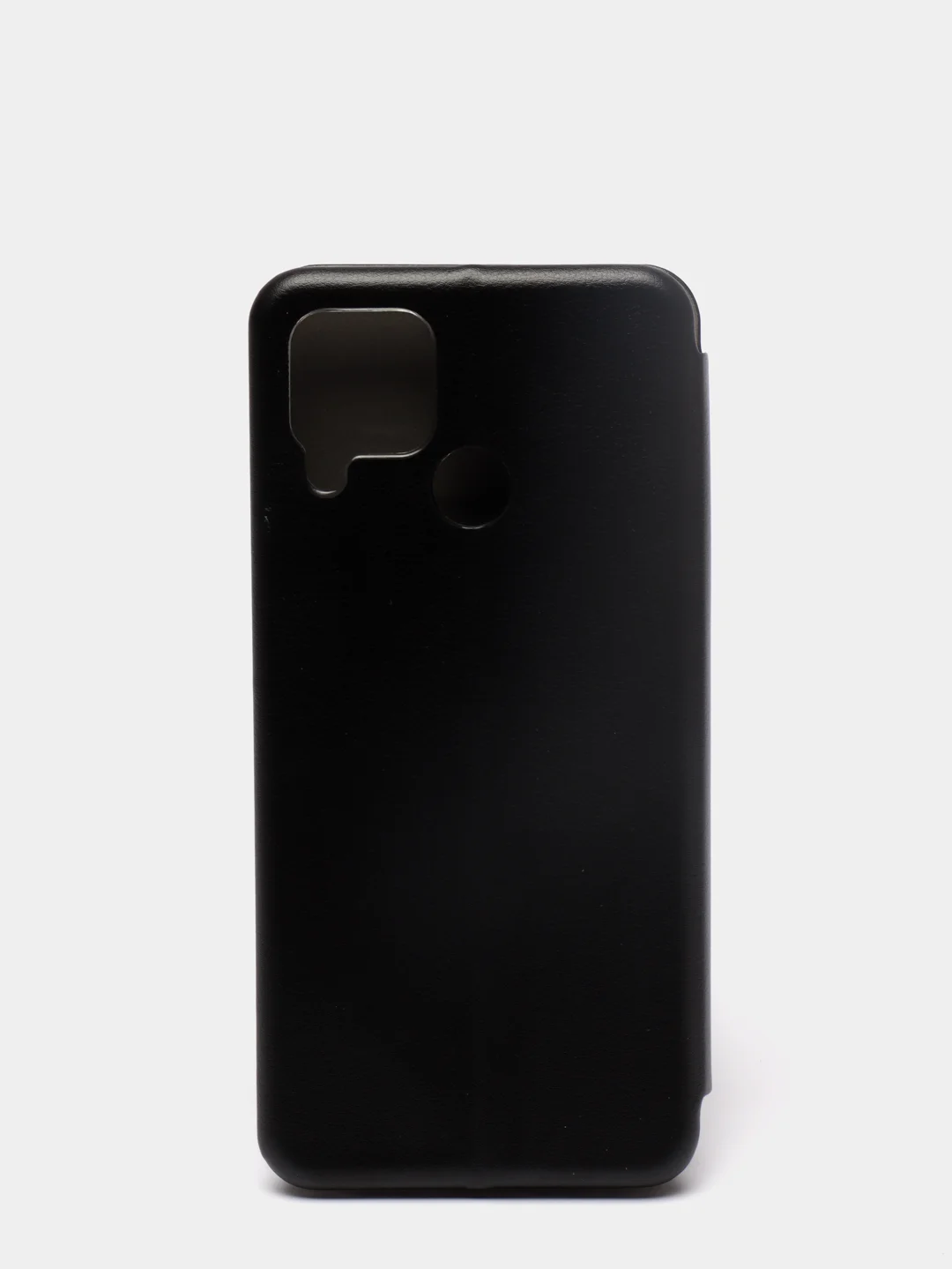 Черный чехол-книжка с визитницей для Realme C12