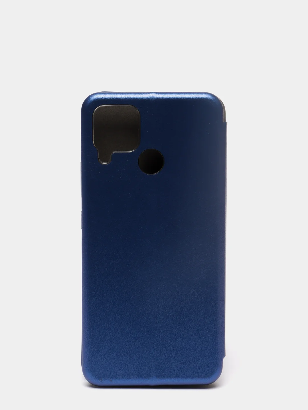 Темно-синий чехол-книжка с визитницей для Realme C12