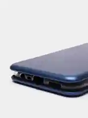 Темно-синий чехол-книжка с визитницей для Realme C12