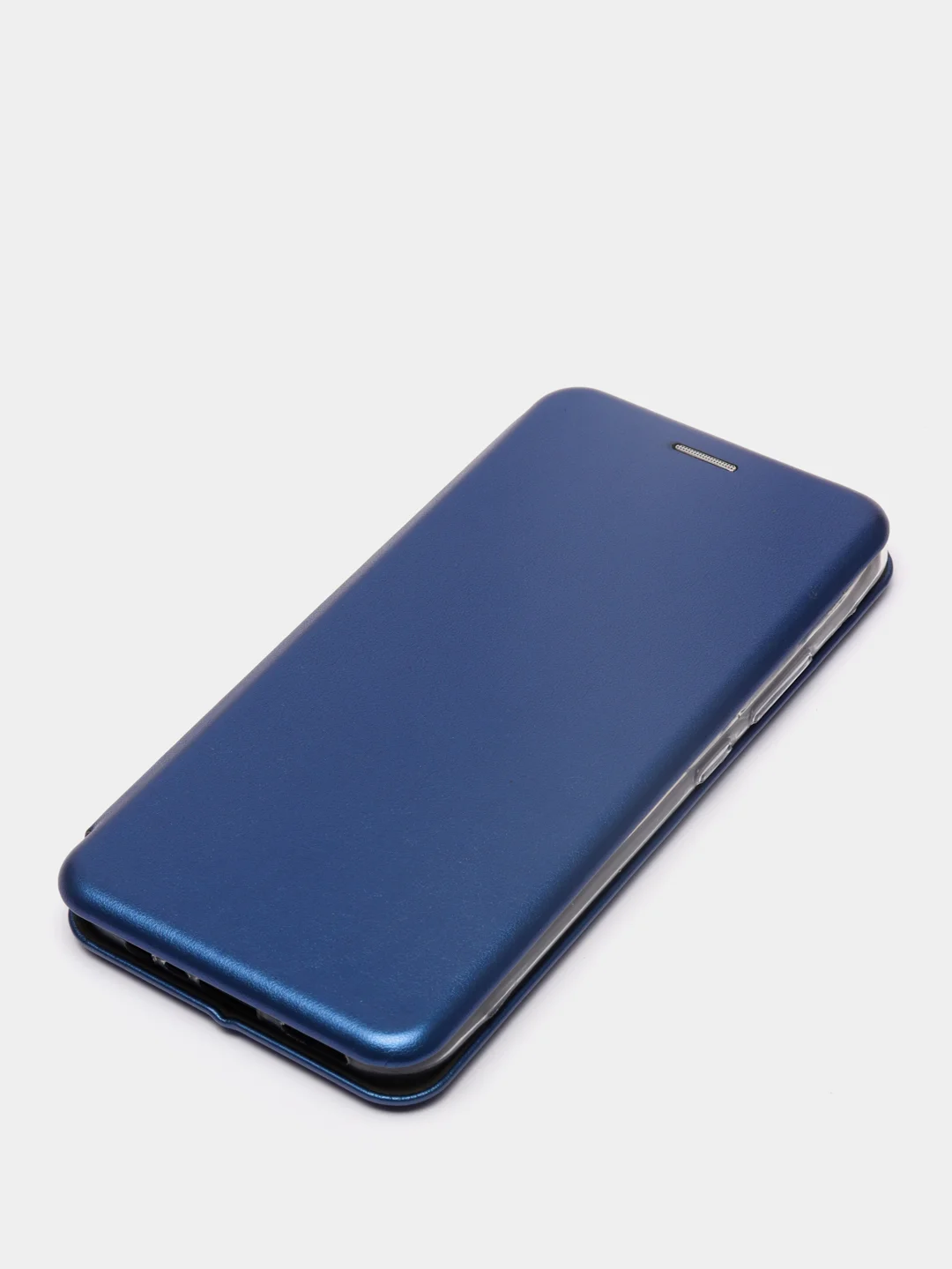 Темно-синий чехол-книжка с визитницей для Realme C12