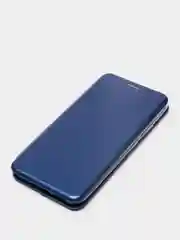 Темно-синий чехол-книжка с визитницей для Realme C12