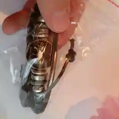 Синий меланж браслет