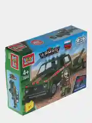 LADA конструктор LADA 4x4 с пушкой, 81 дет. (легко собрать) Город мастеров
