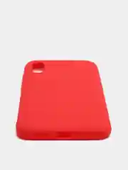 Красный чехол для Xiaomi Redmi 9A (Сяоми Редми 9А) силиконовый, матовый, цветной