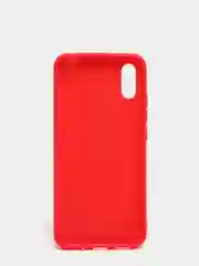 Красный чехол для Xiaomi Redmi 9A (Сяоми Редми 9А) силиконовый, матовый, цветной