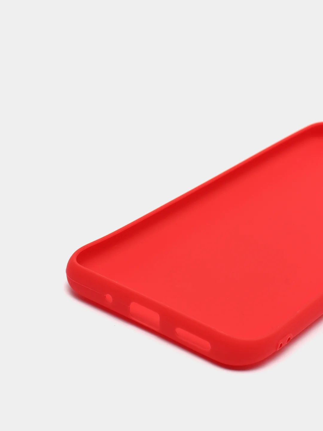 Красный чехол для Xiaomi Redmi 9A (Сяоми Редми 9А) силиконовый, матовый, цветной
