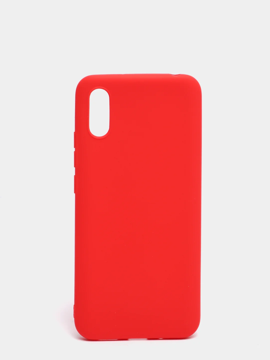 Красный чехол для Xiaomi Redmi 9A (Сяоми Редми 9А) силиконовый, матовый, цветной