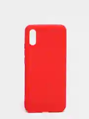 Красный чехол для Xiaomi Redmi 9A (Сяоми Редми 9А) силиконовый, матовый, цветной