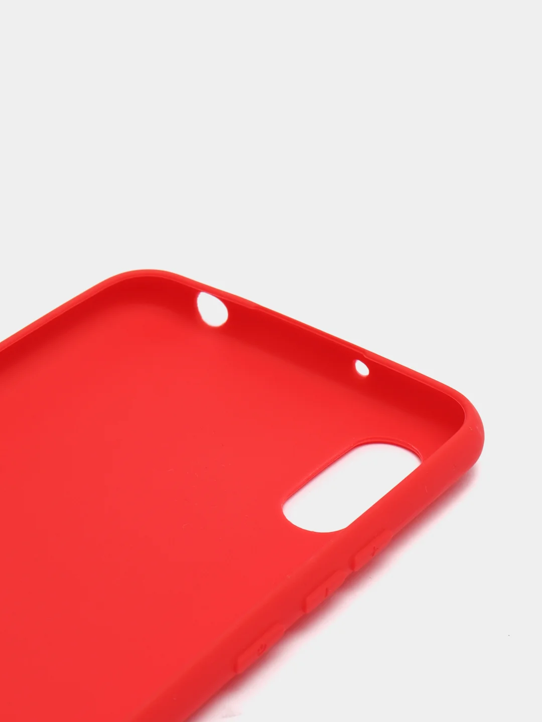 Красный чехол для Xiaomi Redmi 9A (Сяоми Редми 9А) силиконовый, матовый, цветной