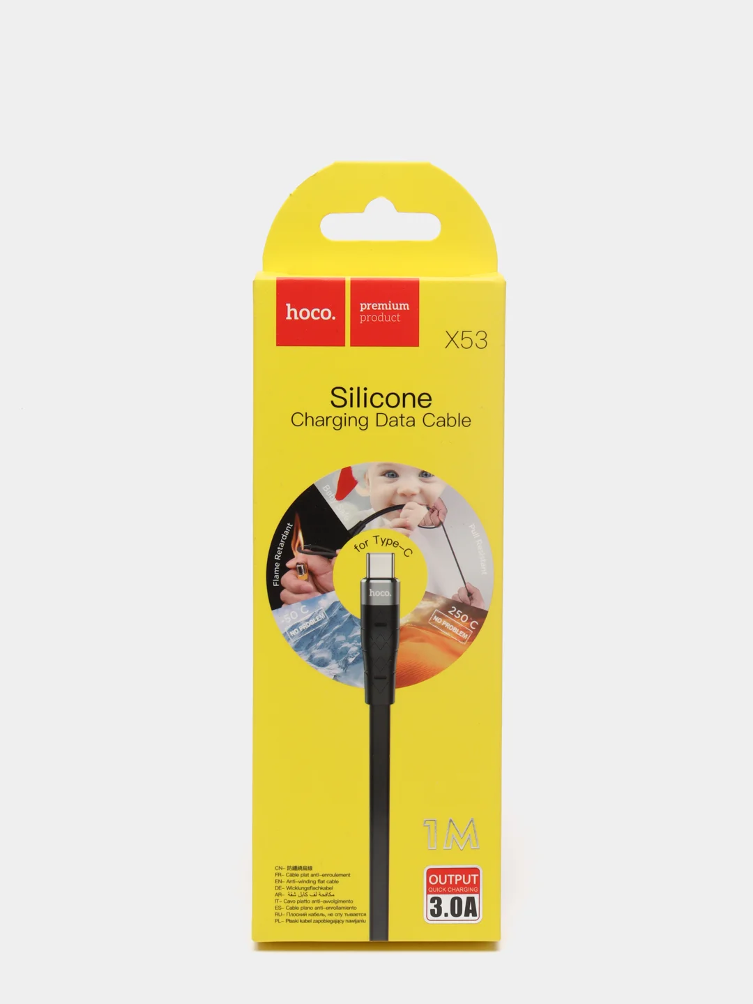 Кабель USB Type-C X53 Angel зарядка и передача данных