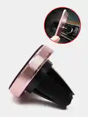 Розовый магнитный держатель для телефона на дефлектор авто