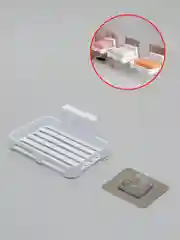 Белый настенная мыльница самоклеящаяся
