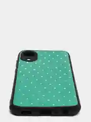 Лесной зеленый чехол Samsung Galaxy A03 Core, Самсунг Галакси А03 Кор силиконовый под кожу со стразами