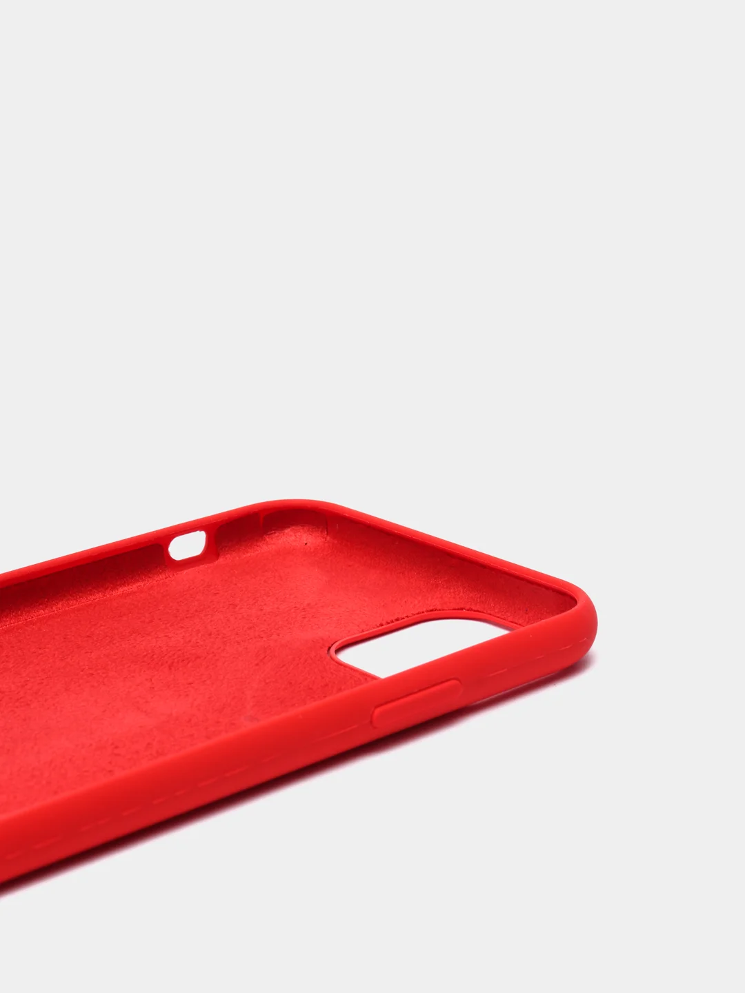 Алый чехол Silicone Case для iPhone 11 Pro Max, силиконовый на айфон