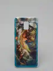 Голубой чехол Samsung Galaxy J6 2018, Самсунг Галакси Джи6 2018 силиконовый с рисунком