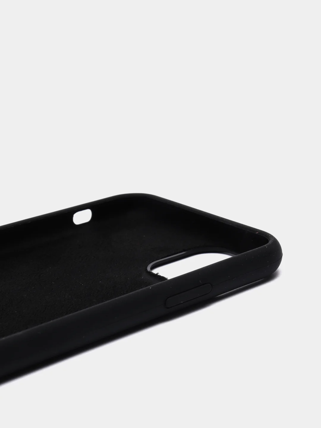 Черный чехол Silicone Case для iPhone 11 Pro Max, силиконовый на айфон