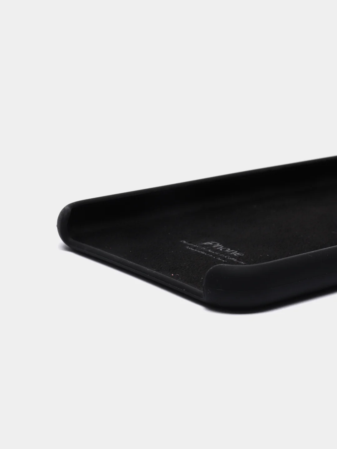 Черный чехол Silicone Case для iPhone 11 Pro Max, силиконовый на айфон
