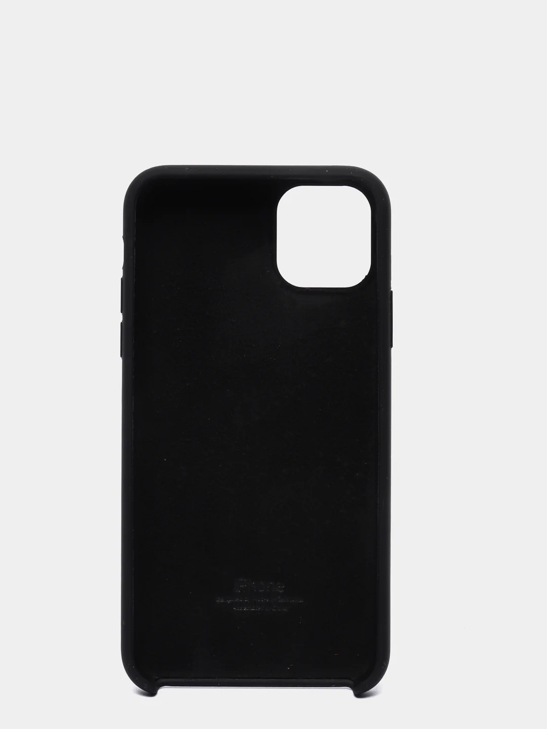 Черный чехол Silicone Case для iPhone 11 Pro Max, силиконовый на айфон